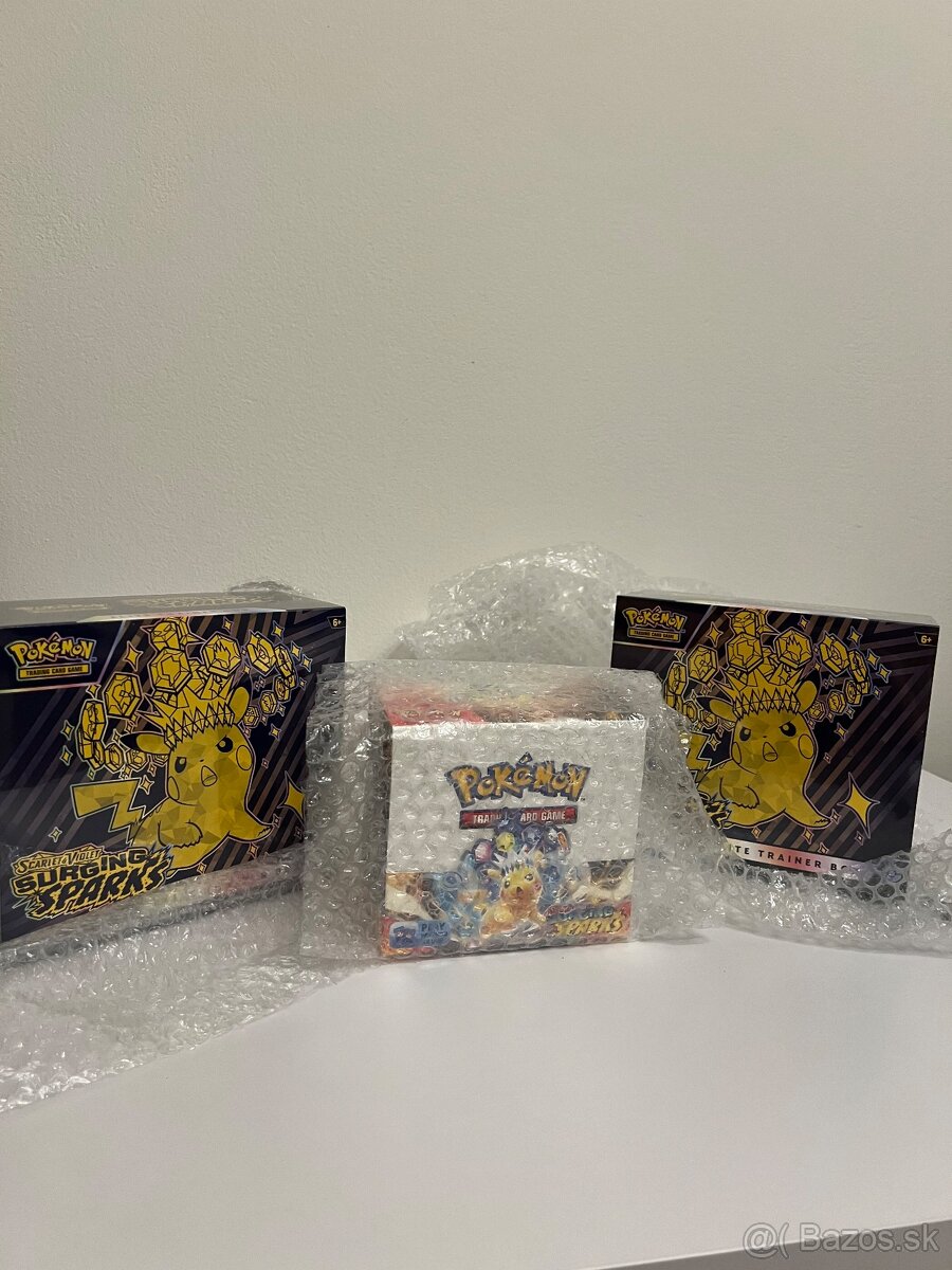 Pokemon Surging Sparks Booster Box a ETB