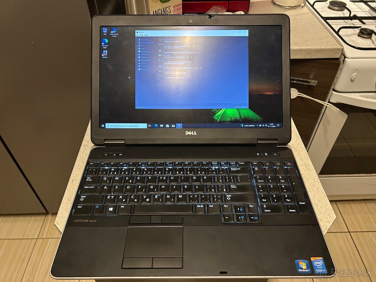 Manažérsky Dell Latitude E6540 s i7,8gb ram,128gb ssd