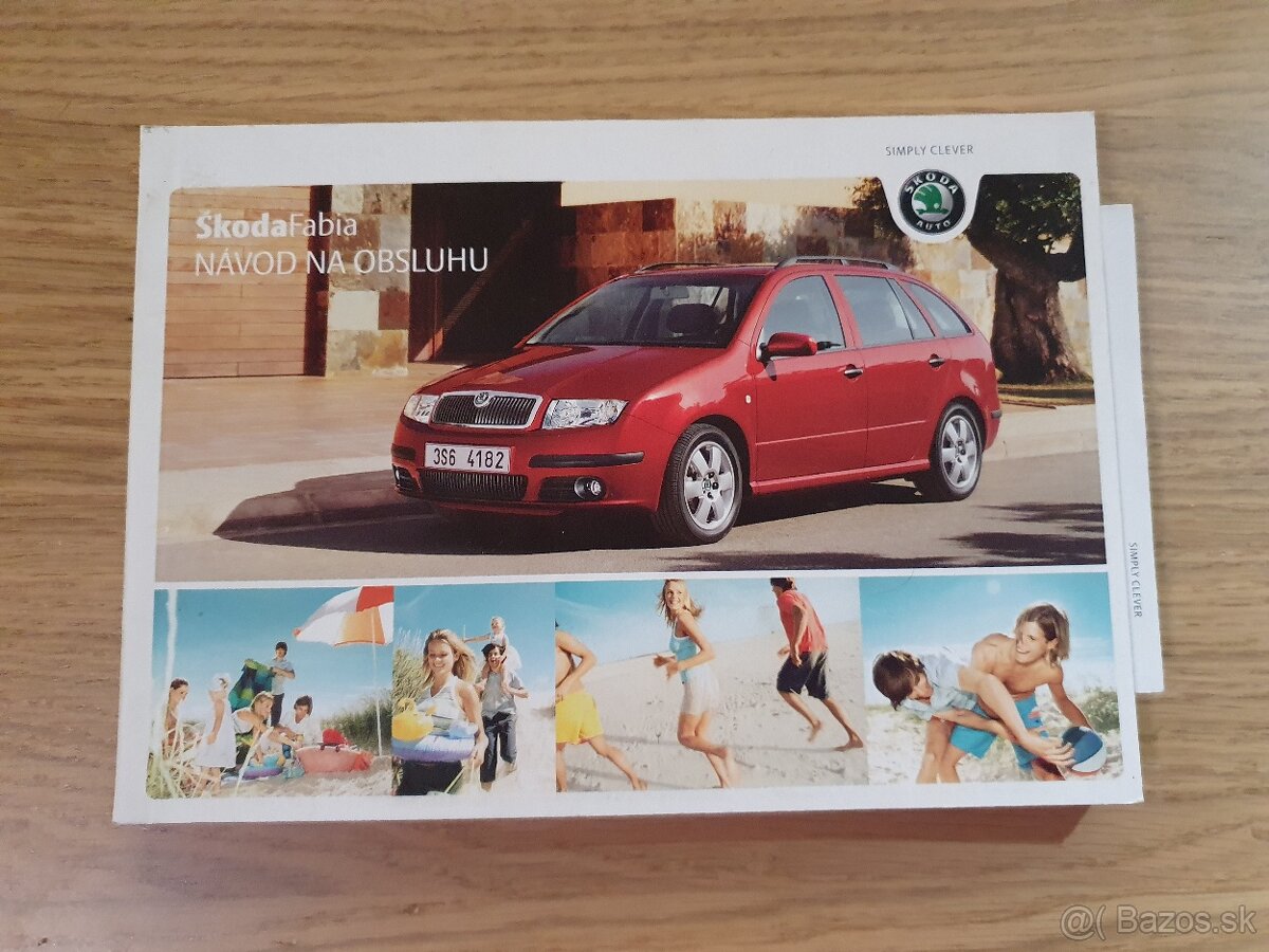 Škoda Fabia I FL - Navod na obsluhu - prirucka