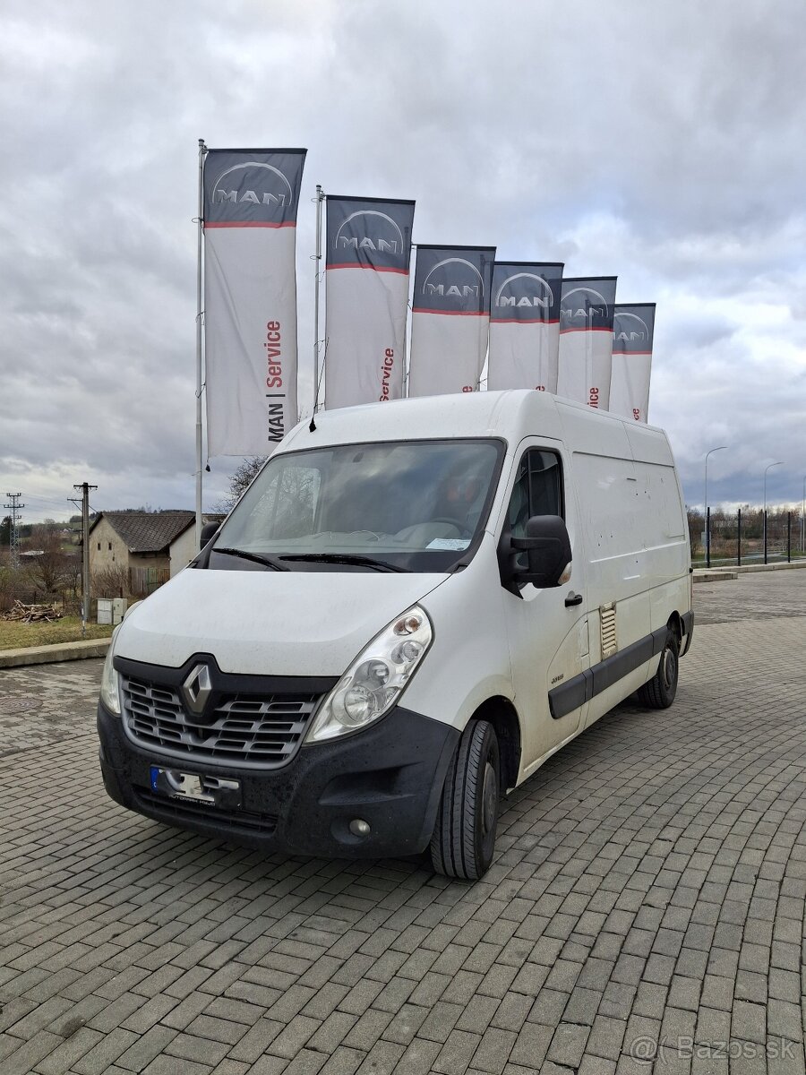 Renault Master 2.3dci/92kW, rok 2015, 3místa