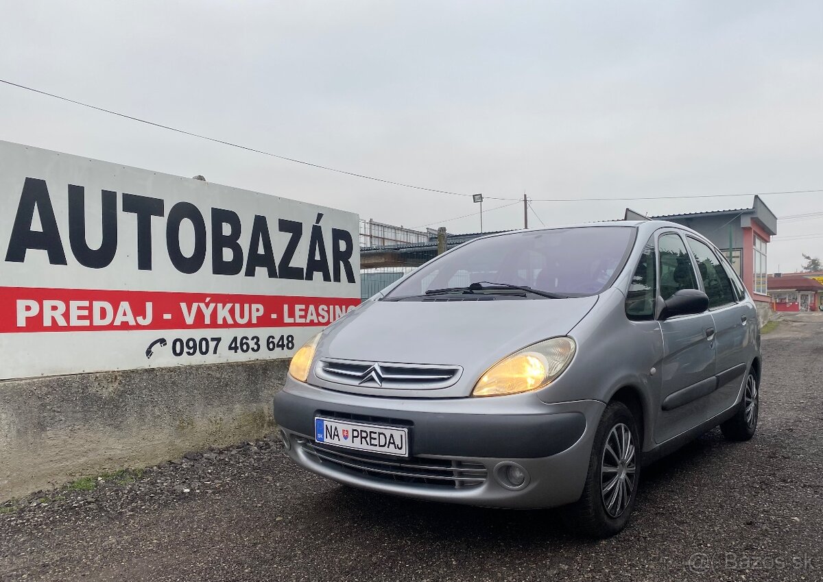 Citroen Xsara Picasso, 85kW benzin, Rok výroby 2002