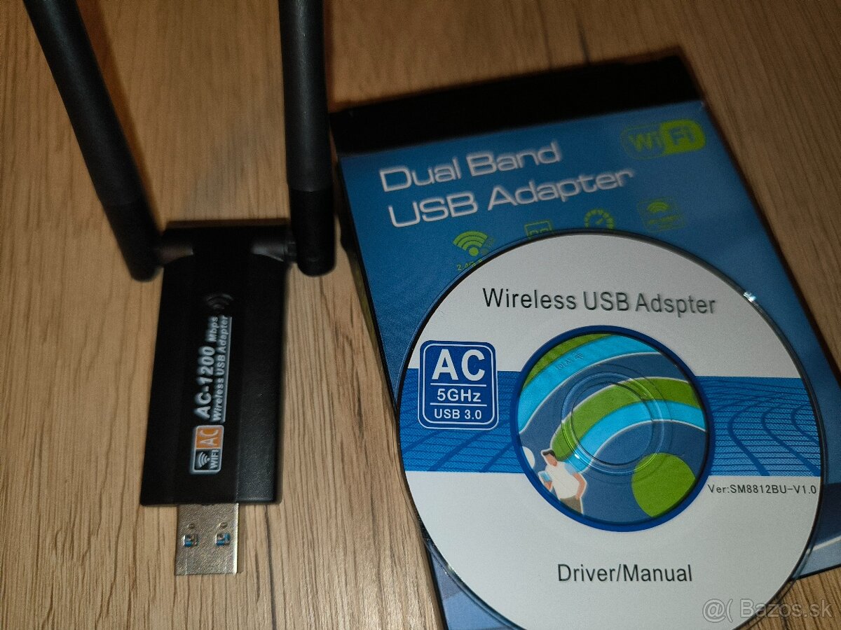 Predam USB Wifi AC1200Mbps  2,4 a 5 ghz