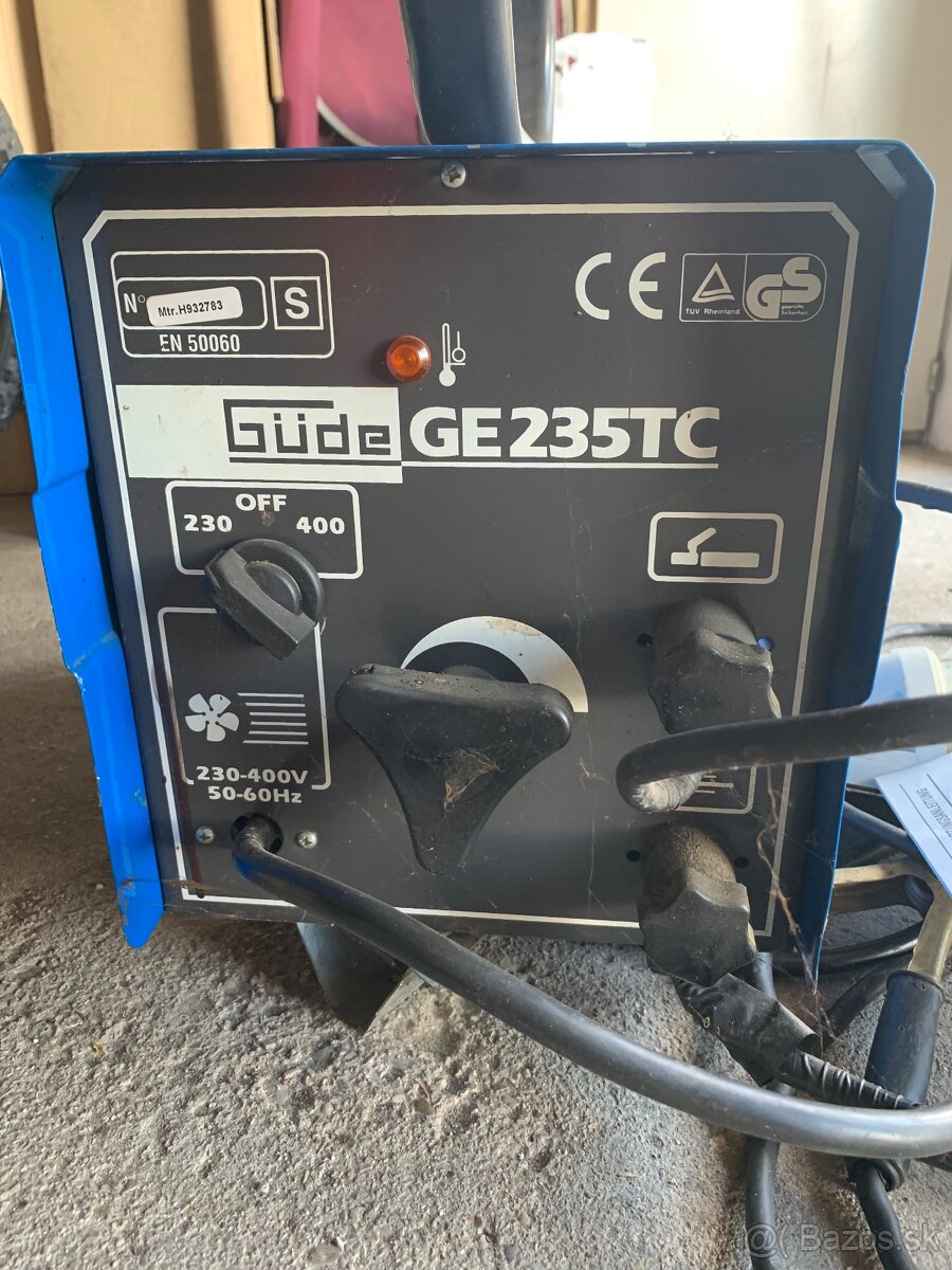 Predám zvaracku Güde GE 235 TC+3 bal. elektrod