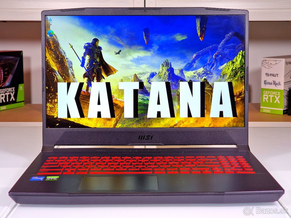 Herný notebook MSI KATANA | RTX 3050 | i5-11400 | 16GB