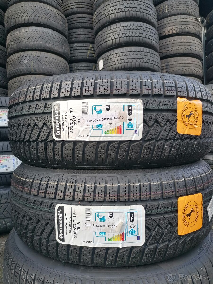 Zimné pneu=235/50 R19=CONTINENTAL=2ks=NOVÉ