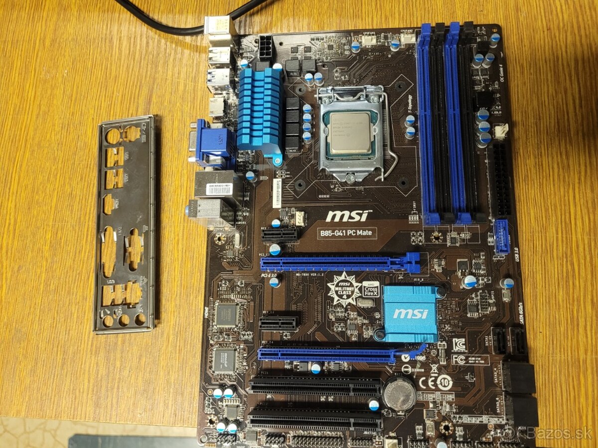 Predám dosku MSI B85 + CPU i5 4460