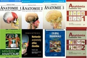 Predám rôzne knihy a atlasy z anatómie PDF medicina