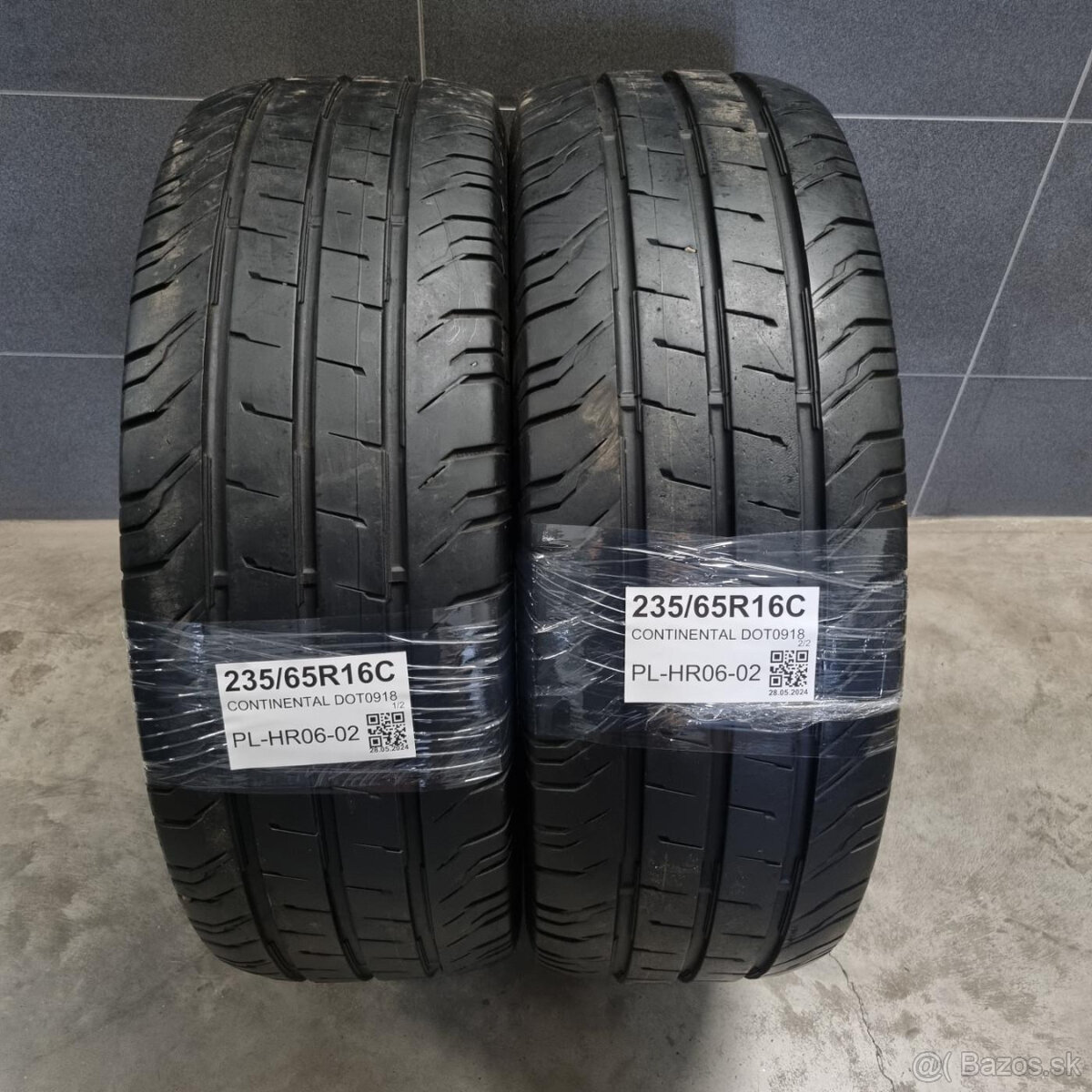 Dodávkové pneu 235/65 R16C CONTINENTAL DOT0918