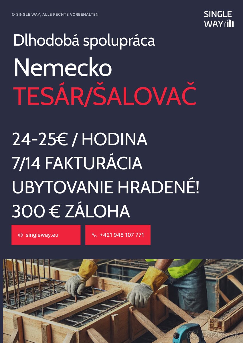 Nemecko TESÁR/ŠALOVAČ