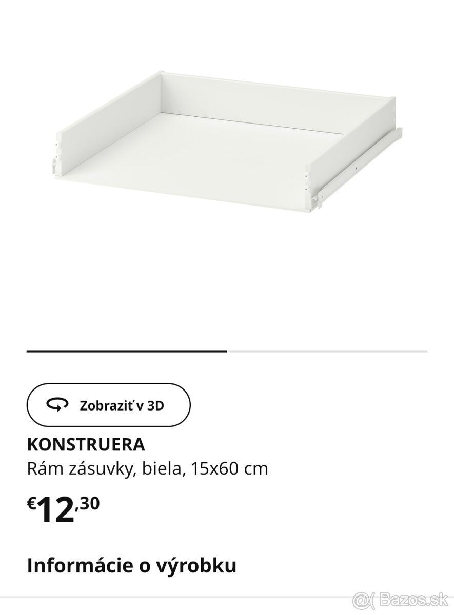 Konstruera ram zasuvky do skrine ikea platsa