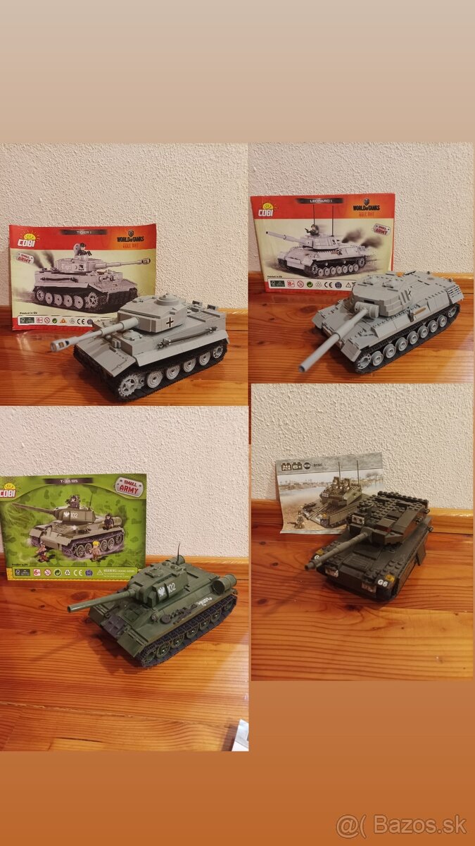 Stavebnice cobi tanky