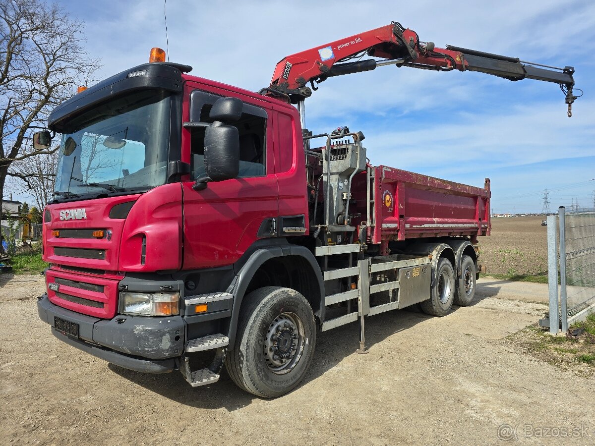 SCANIA P360 4X4 /2 SKLAPAC / RUKA / EURO 5