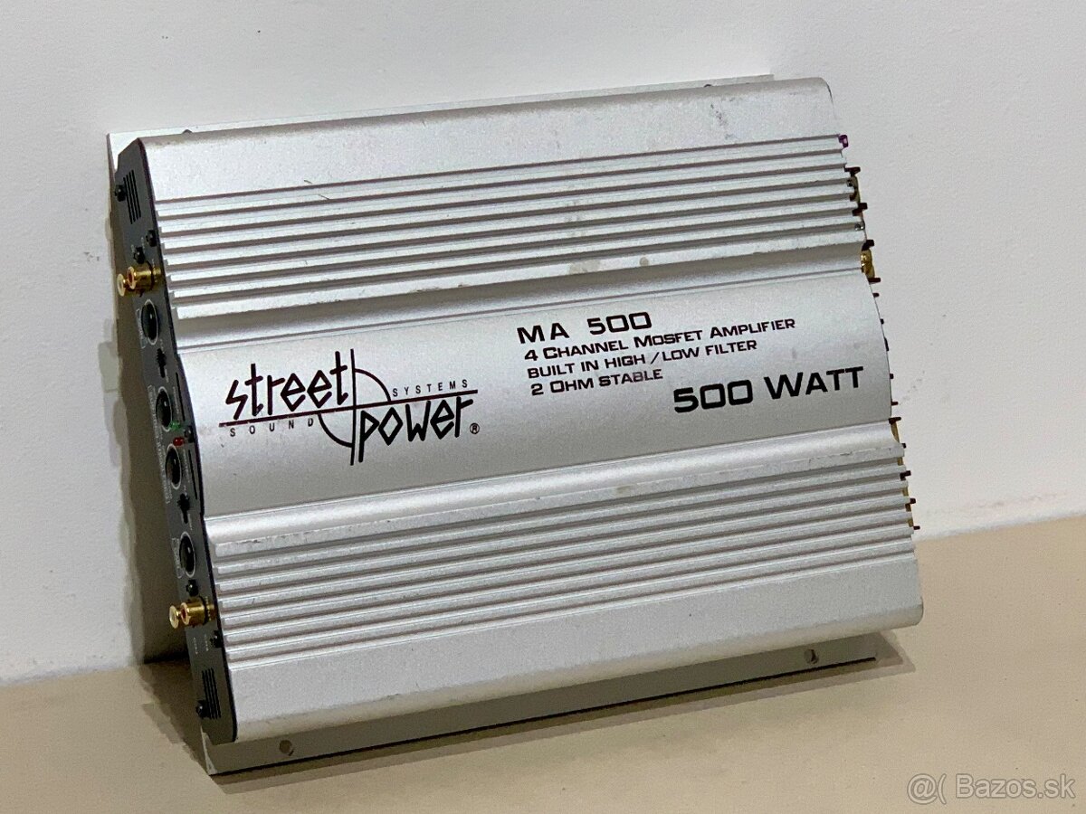 Zosilňovač do autá Street Power MA 500