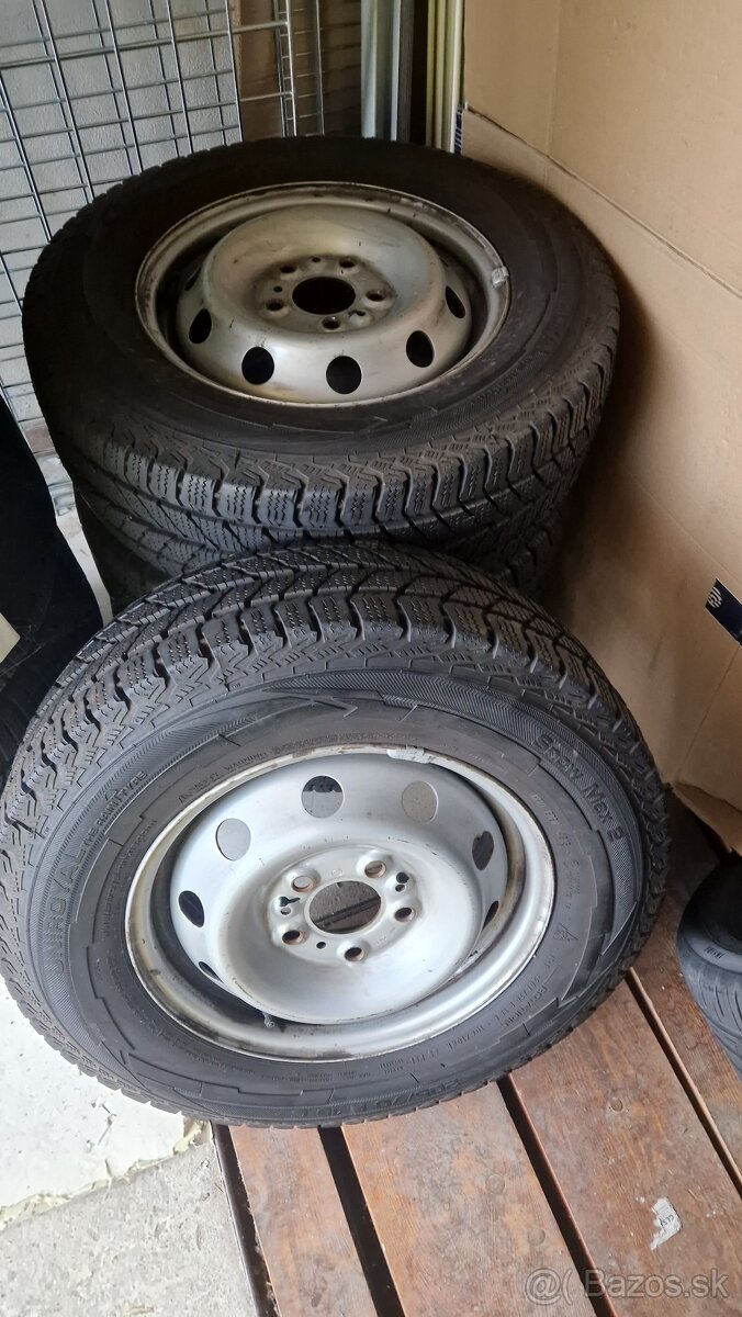 Zimné kolesá 205/70 R15 C, Fiat Ducato 2005