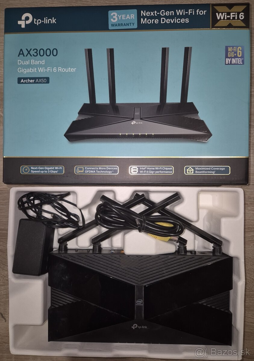 Predám router TPLink Archer AX50