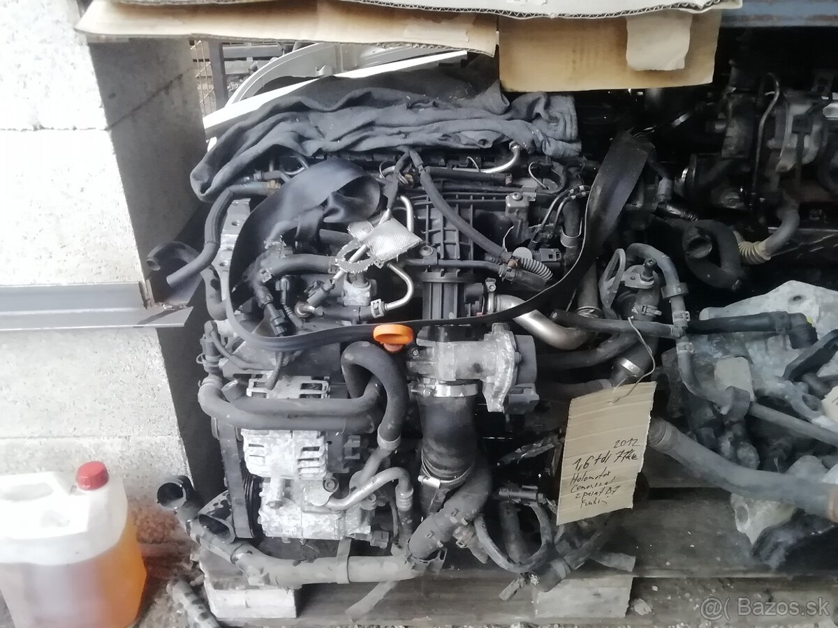 Motor 1,6 tdi 77 kW CAY