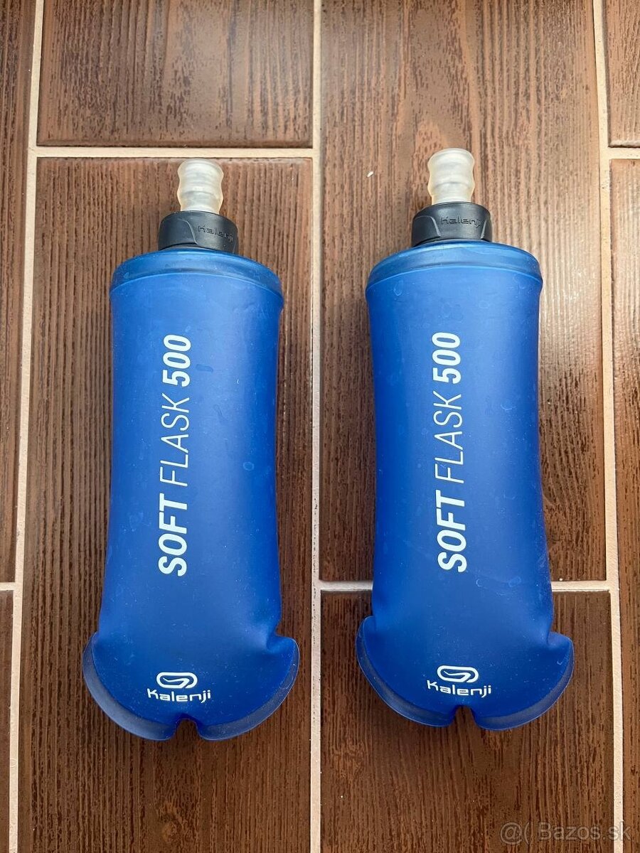 2x Decathlon Soft Flask 500