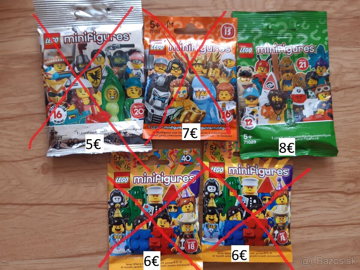 Ponúkam LEGO mix figúrok z rôznych sérií