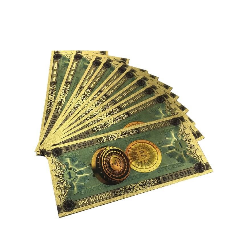 Originálna zberateľská pamätná bankovka - 1 ₿