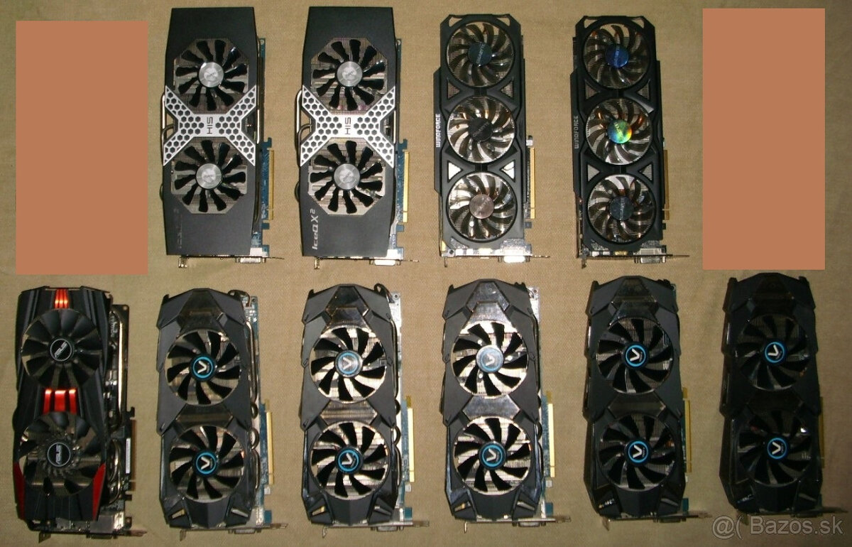 10x Radeon R9 280X