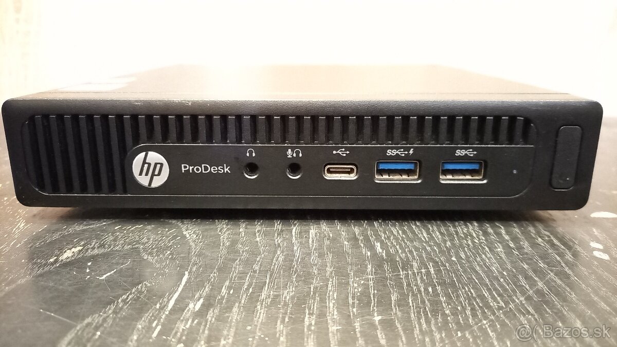 HP ProDesk 600 G2 mini, i3-6100, 8GB RAM, 256GB SSD, win10