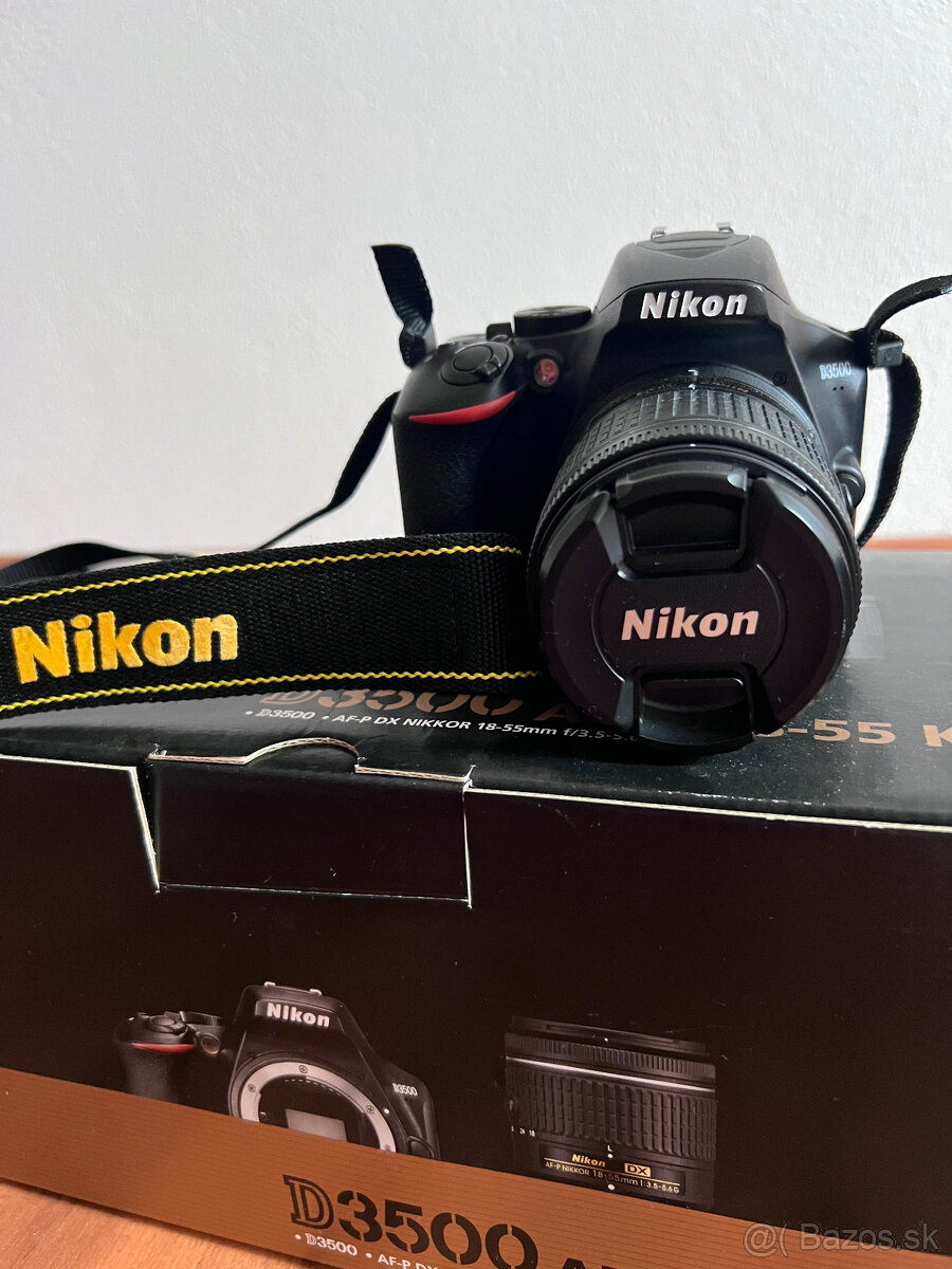 Nikon D3500 + príslušenstvo