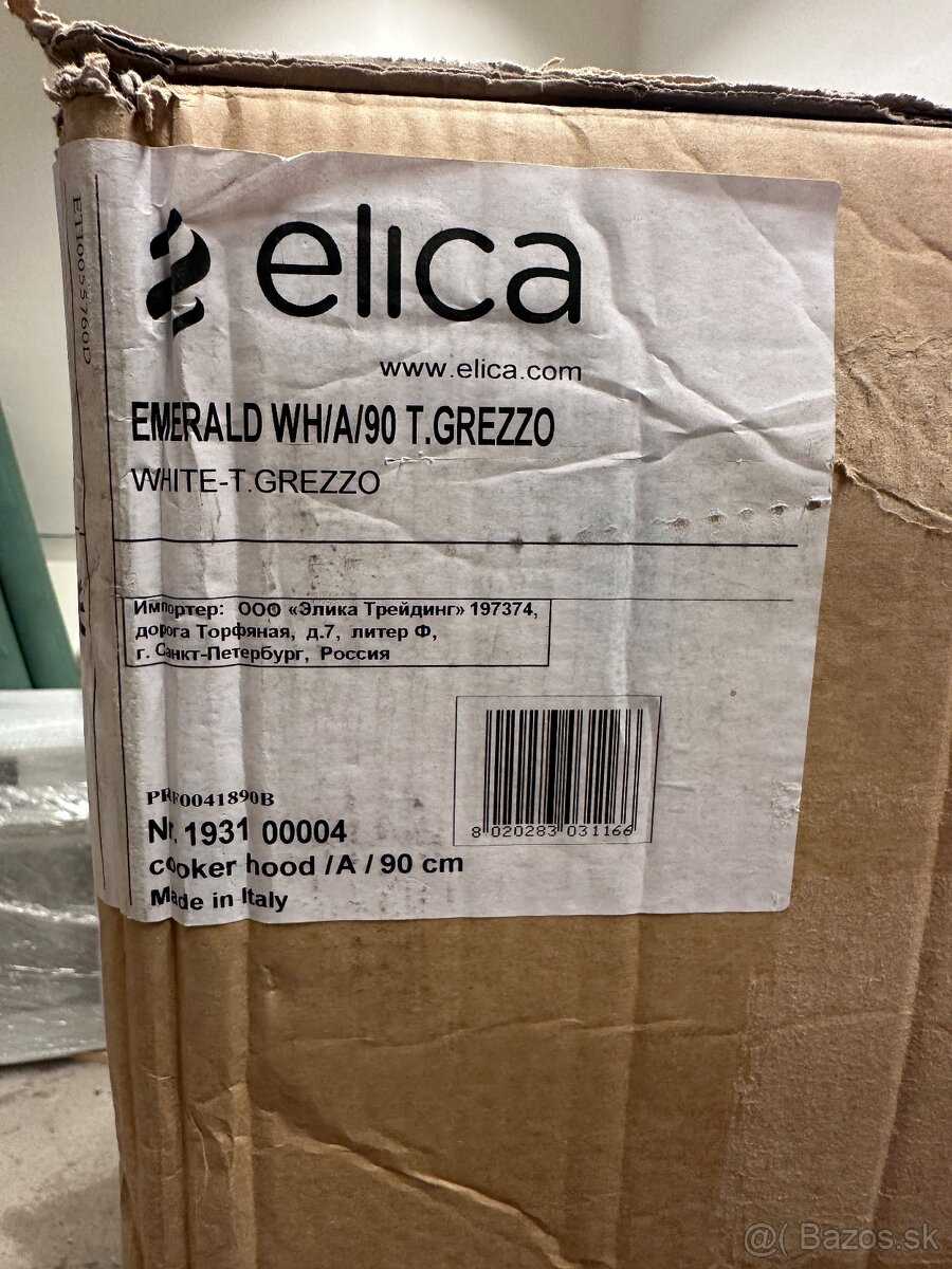 Elica Emerald WH/A/90 T.Grezzo