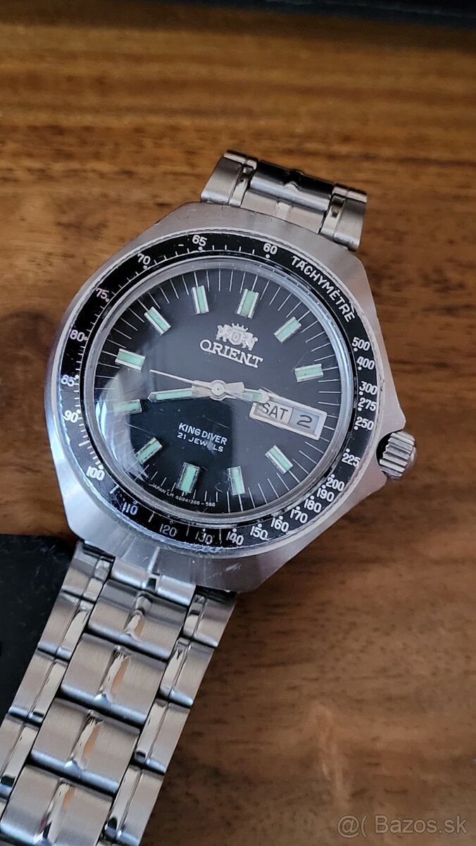 Predám vintage Orient KING DIVER automatic 21jewels,