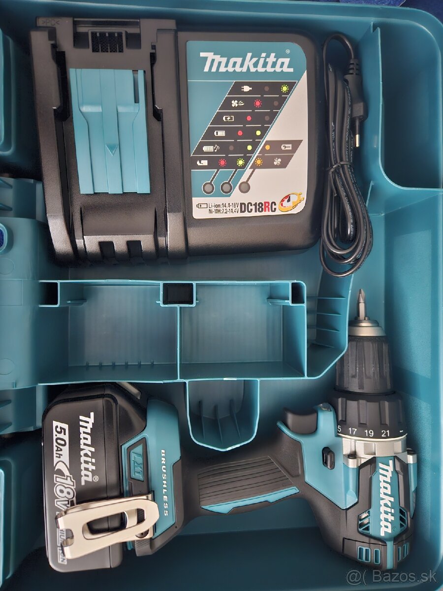 Makita ddf484 nabíjačka bateria kufrík