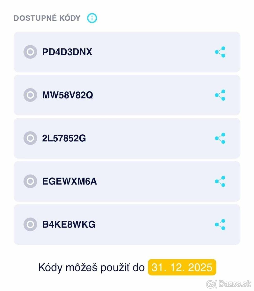 Radosť promo kód 50 % zlava