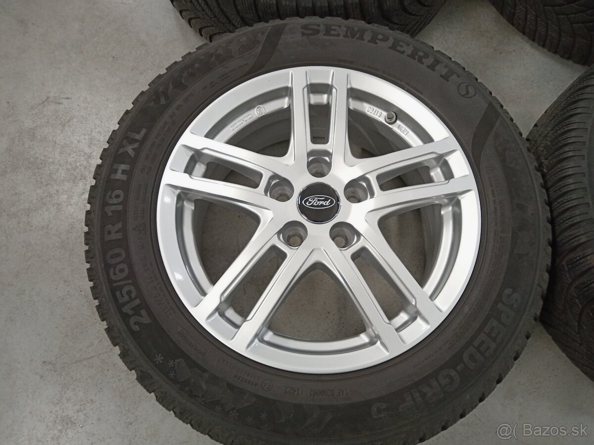 Predam zimne ALU 5x108 R16 6,5J ET50 DEZENT FORD