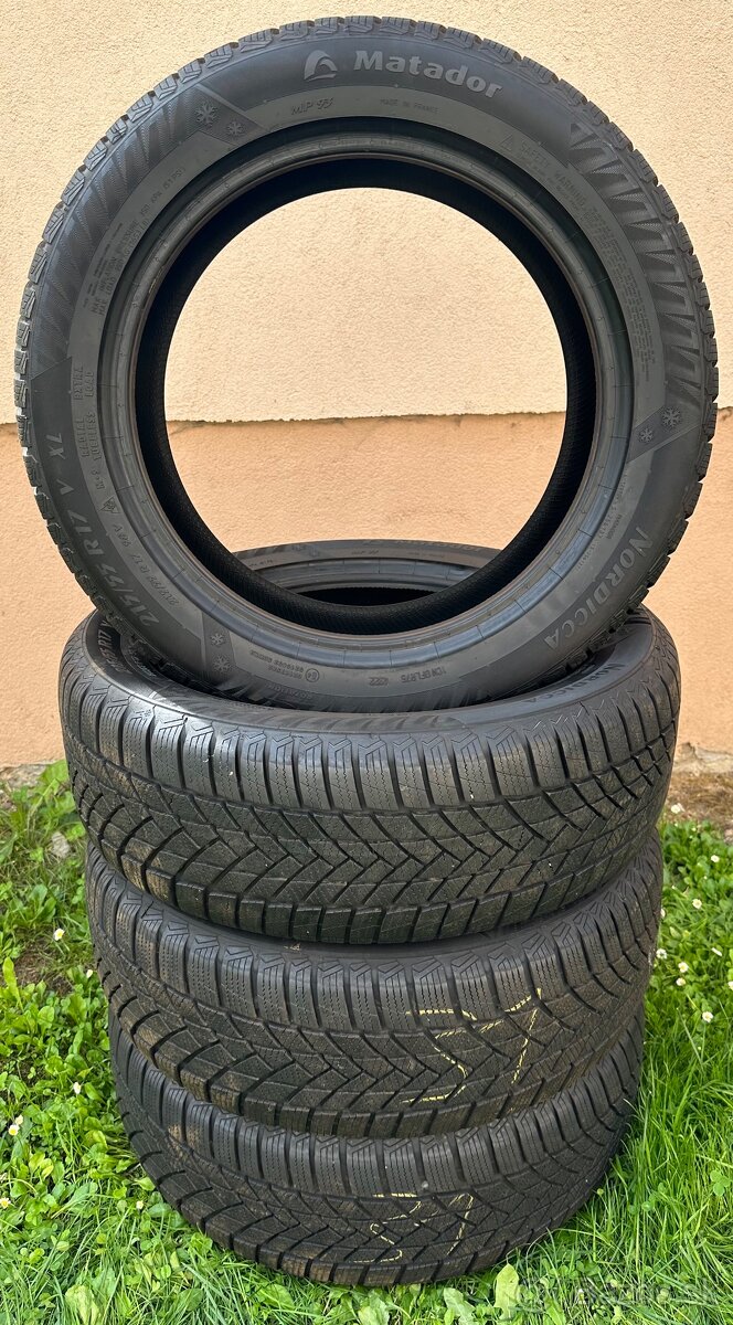 Predám Zimne matador 215/55 r17 rok 2022