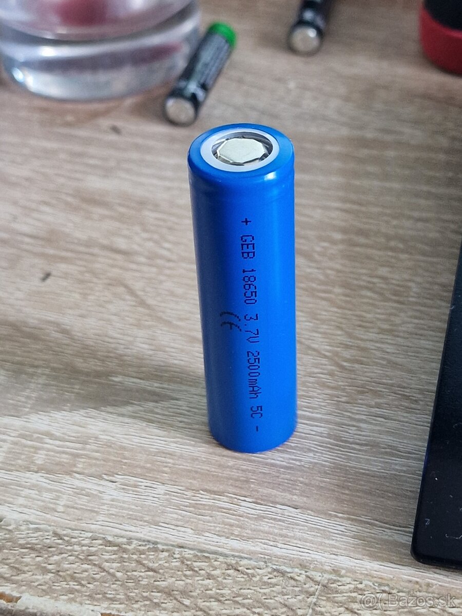 Li-ion GeB 18650 2500mAh 5C akumulátor