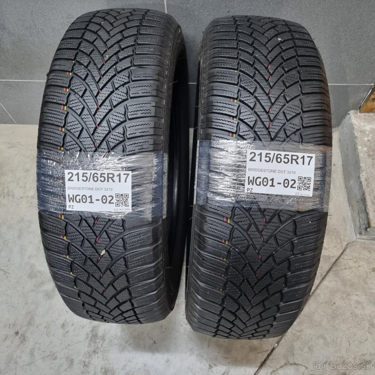 Zimné pneumatiky 215/65 R17 BRIDGESTONE DOT3219