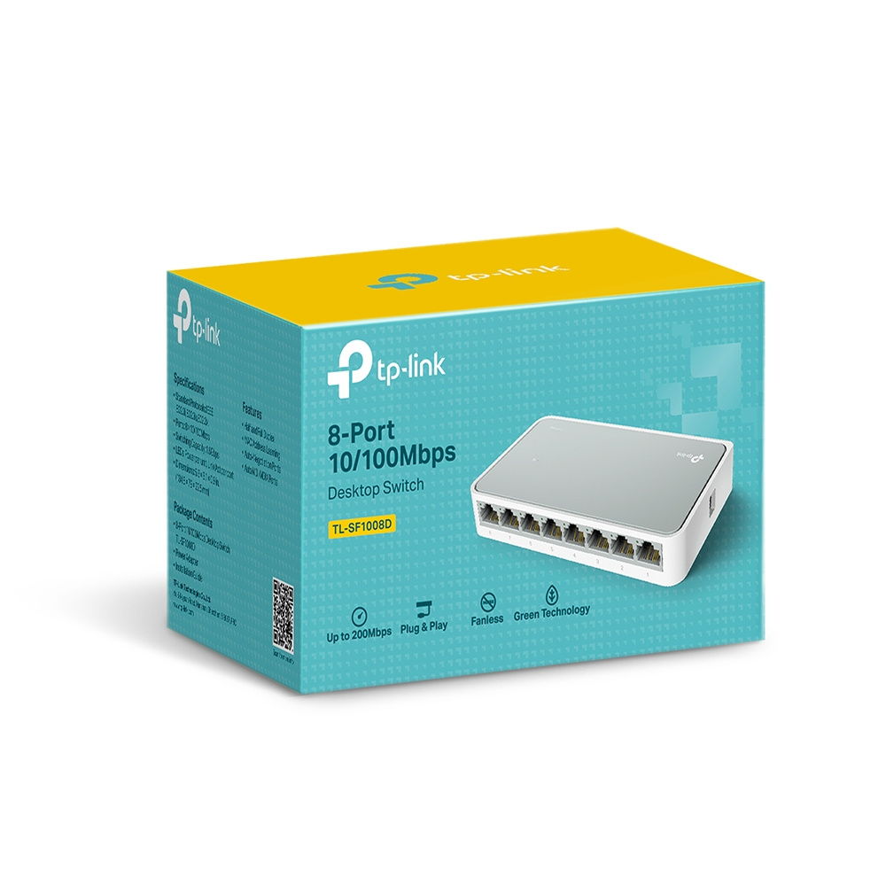 switch TP-Link TL-SF1008D - 8 portový