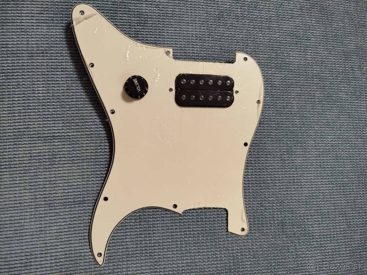 Strat 1 hum,  1 vol pickguard