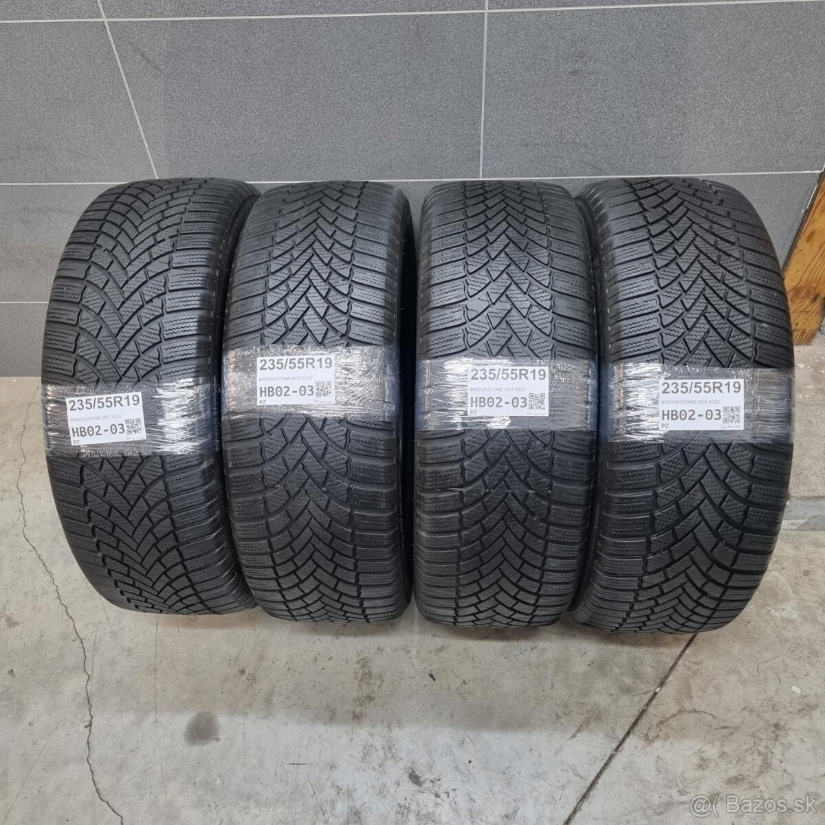 Zimné pneumatiky 235/55 R19 BRIDGESTONE DOT4322