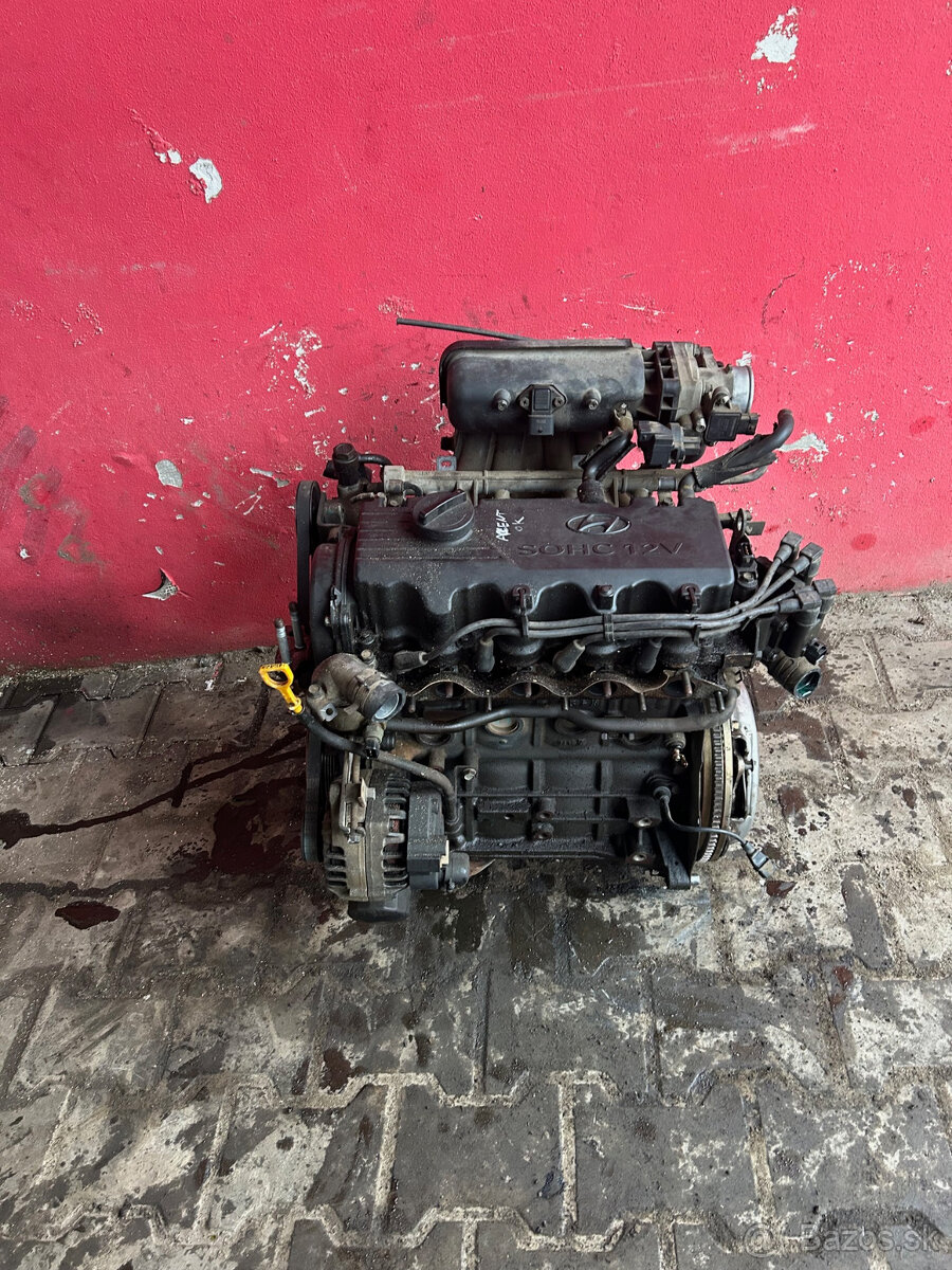 Motor 1,3i 60KW G4EA Hyundai Getz Accent kompletní