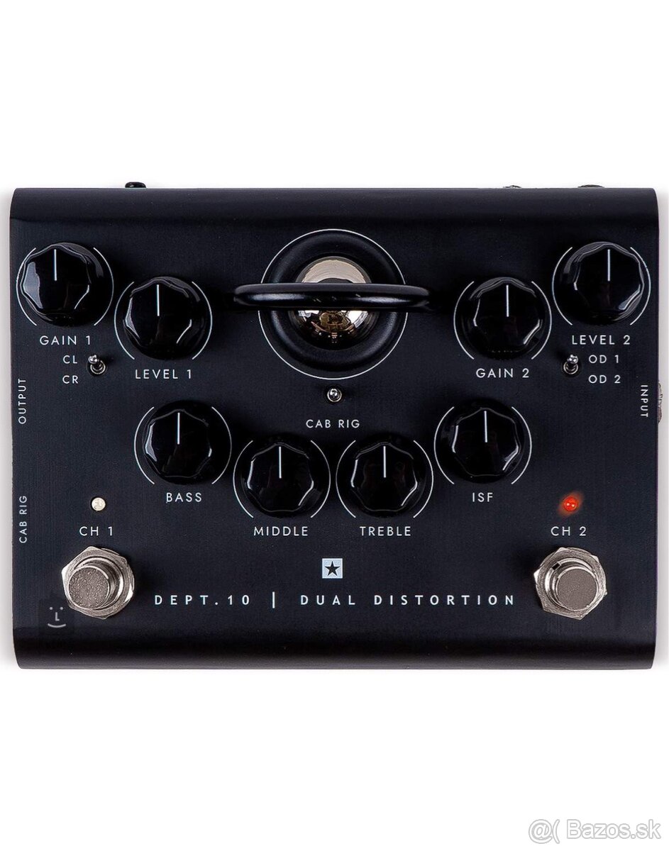 Predám nový gitarový efekt : BLACKSTAR Distortion