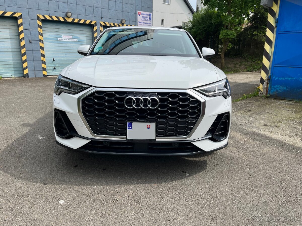 Predám Audi Q3 sportback S-line 1,5 eTFSI