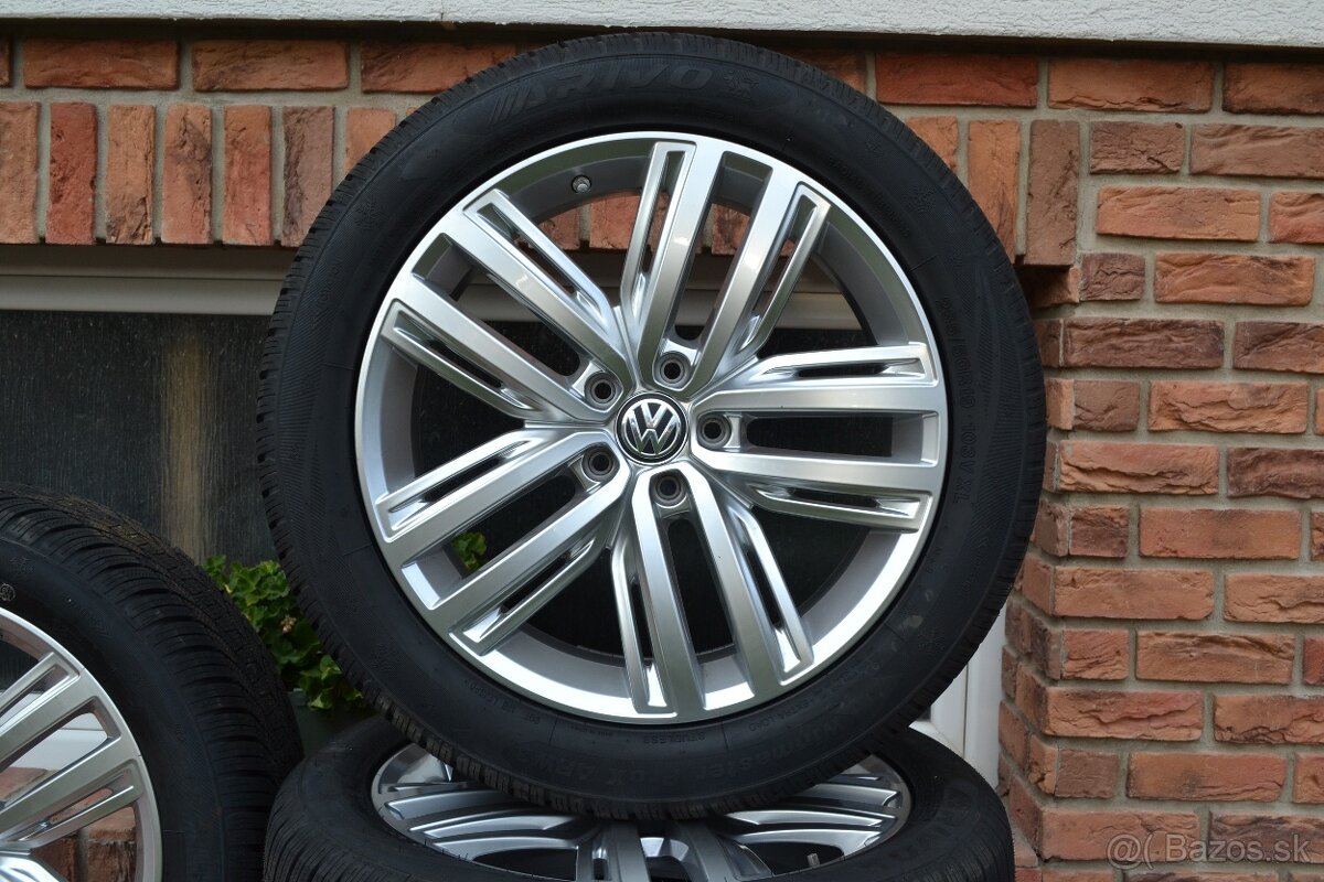 5x112 R19 Zimna sada Original VW Tiguan + 235/50 R19 Arivo