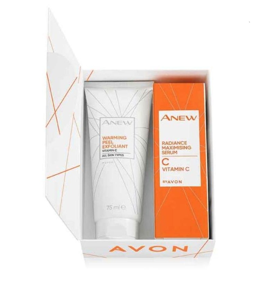 Avon Set Anew Sérum s vit. C a Hrejivý pleťový peeling