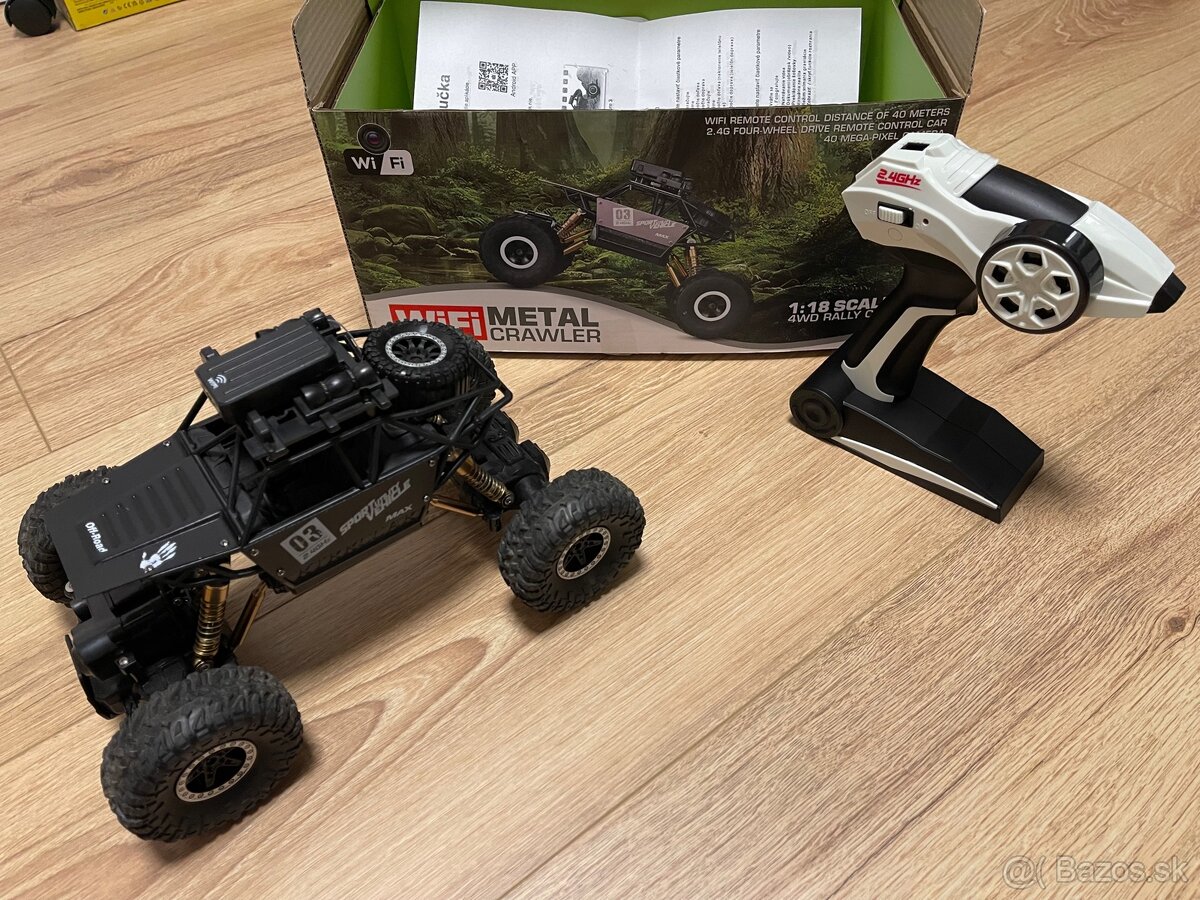 RC 1:18 Monster truck s kamerou na dialkove ovladanie