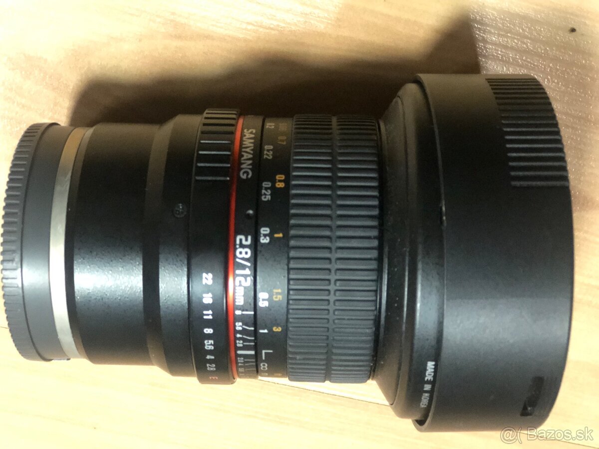 Samyang 12 f2.8 fish eye FE mount