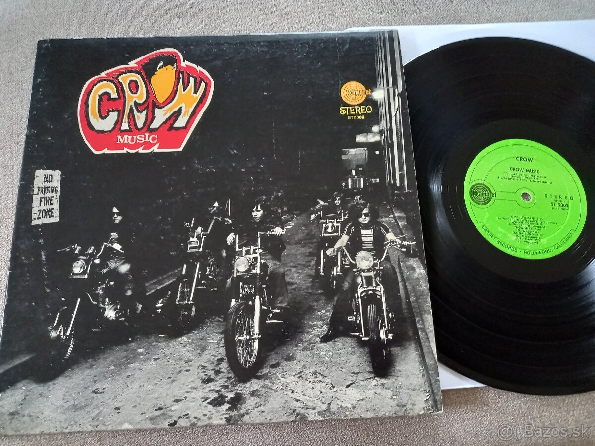 CROW   „Crow Music „  /Amaret 1969/ nadherny „motorkarsky „