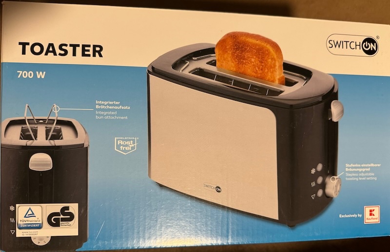 Predam tento novy toaster