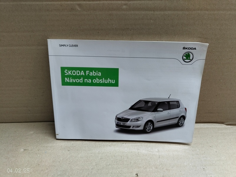 navod na obsluhu manual fabia 2 20€