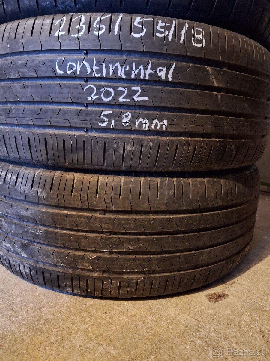 235/55R18 letné 2ks