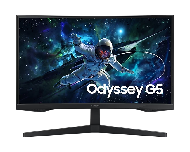 27" Samsung Odyssey Gaming monitor G55C QHD 165Hz, zakrivený