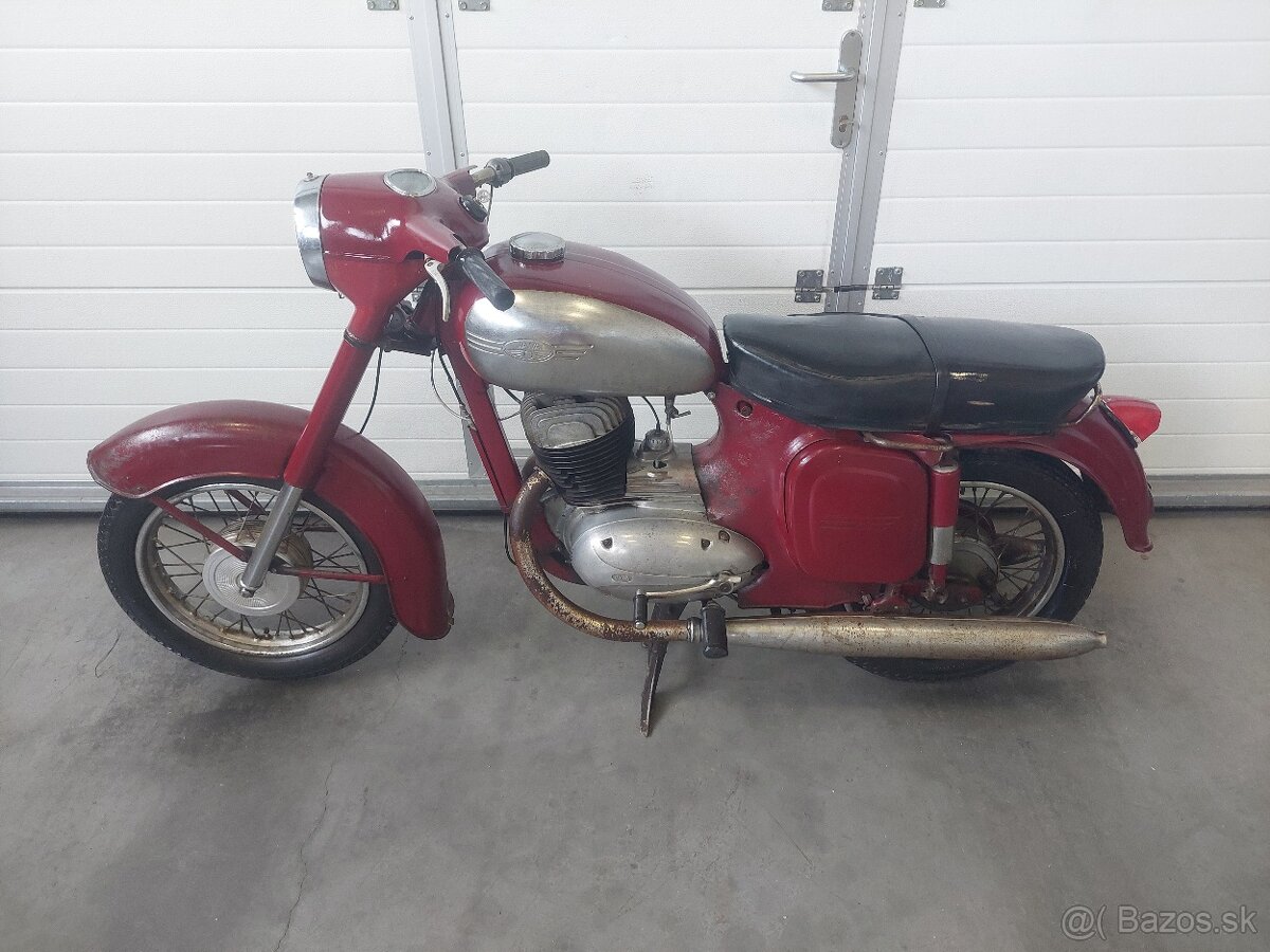 Jawa 250 559 s TP a ŠPZ